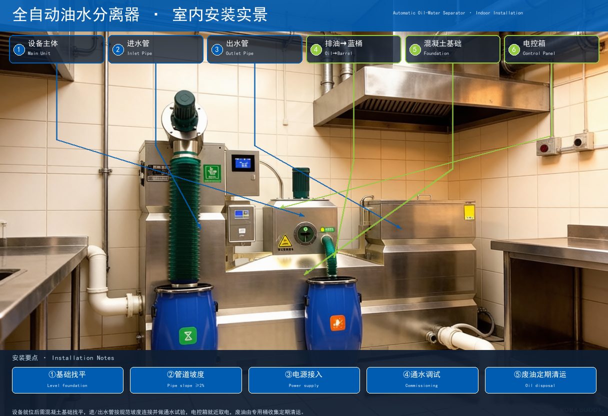 Oil-Water Separator Process Flow