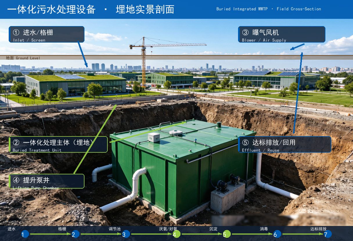 Integrated Wastewater Treatment Equipment